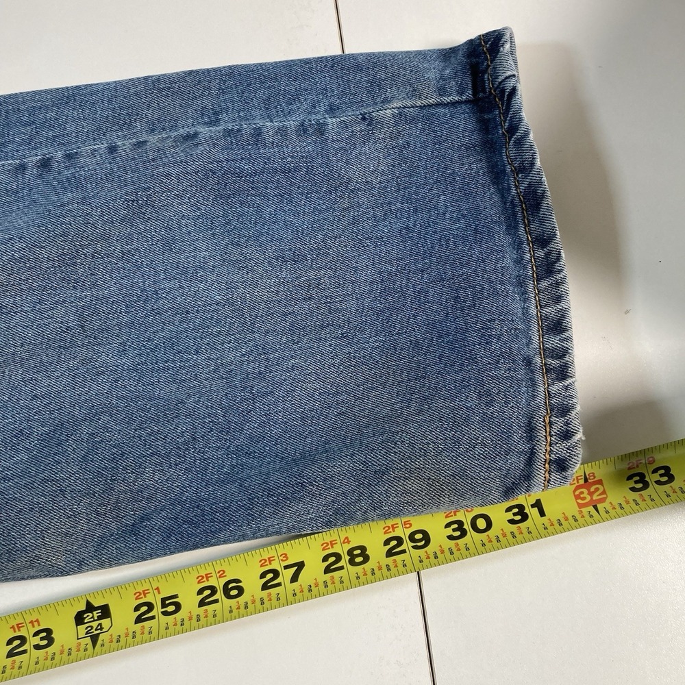 Levi's 505 Jeans 40x32 Straight Blue Med Wash Denim Cowboy Workwear - Picture 7 of 9